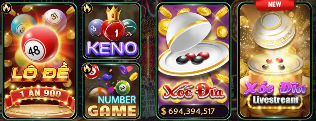 Số lượng game của Hit Club nhiều